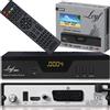 HD-LINE Ricevitore HDTV LEYF 2809, compatibile con DVB-S2, dotato di guida elettronica dei programmi (EPG) e con accesso a canali gratuiti