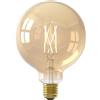 Calex Smart LED, E27, G125, filamento d'oro, luce bianca calda, dimmerabile, app WLAN e controllo vocale