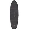 Ocean&Earth Ocean & Earth Quad Coffin Hypa Fish Shortboard 6'8" Custodia per tavola da surf Nero Nero Taglia unica