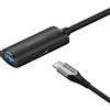 Vention Cavo di prolunga attivo Vention, connettore USB 3.0 di tipo A a connettore di tipo A, lunghezza 10 metri, colore nero
