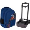 Giochi Preziosi-Sketch Zaino Trolley Sganciabile Scuola Bambino Blu