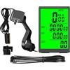 Generico Cycle Computer, Commuting Bike Speedometer, Wired Real Time Tracker, Clear LCD Display, Strong Weather-Resistant Build for Exercise, Mountain Riding, Commuting, Touring, Outdoors Use