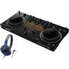 Pioneer DJ DDJ-REV1 2-Channel DJ Controller Serato Scratch Headphone Nero Blu