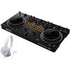 Pioneer DJ DDJ-REV1 2-Channel DJ Controller Serato Scratch Headphone Set Bianco