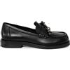 GIO+ MOCASSINO DONNA IN PELLE COMBI BLACK