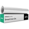 Cricut Smart Iron on, bianco - 24,1 cm x 1,2 m Bulk (1) | Vinile a trasferimento termico HTV, taglio opaco per tagli lunghi