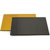 Decora 0932570 DECORA - PIATTO TORTA ORO E NERO QUADRATO 24 X 24 CM