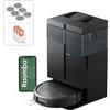 iRobot Roomba® Plus 516 Combo robot aspirapolvere lavapavimenti, 22.000 Pa | Con stazione AutoWash™ autosvuotante lavaggio mop estensibili ruotanti a 75°C e asciugatura a caldo, ClearView™ LiDAR bianco