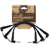 Planet Waves PW-CGTP-305 Cavo per strumenti serie classica da 0,5 piedi ad angolo retto - Confezione da 3, grigio scuro