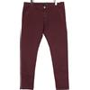 ALESSANDRO SACCO Pantaloni Slim Fit ALESSANDRO SACCO Da Uomo (EU) 48 Chino Stretchy Borgogna