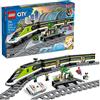 LEGO Set di Treni Passeggeri LEGO City Express, 60337 Giocattolo Telecomandato, Regali per Bambini, Ragazzi e Ragazze con Fari Funzionanti, 2 Carrozze e 24 Pezzi di Binario