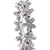 PANDORA Garden - Anello in argento con margherita, con pietra di zirconia cubica