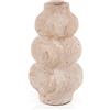 SPESHSTONES Vaso da Fiori in Travertino per Arredo Casa, Vasi da Tavolo da | Vaso a campana in pietra grande fatto a mano per fiori da centrotavola, ingresso, scaffale, caminetto, soggiorno
