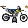 GRAFICA COMPLETA MOTO GAS GAS NERO BLU GIALLO 125 250 450 500 300