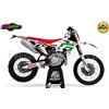GRAFICA COMPLETA MOTO GAS GAS BIANCO VERDE ROSSO 125 250 450 500 300 ENDURO