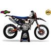 GRAFICA COMPLETA MOTO GAS GAS NERO BLU ARANCIO 125 250 450 500 300