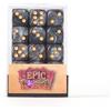 EPIC FORGE 36 Dices pack 6 sides - 12mm - Black Accessori Carte