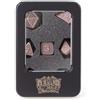 EPIC FORGE 7 metal dice set 14mm (metal box) - Solid Bronze Accessori Carte