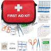 Knoiuao Kit Pronto Soccorso Premium,Mini Kit Primo Soccorso,Borsa di Primo Soccorso per Auto,Casa,Sport,Roulotte,Barca Ufficio Moto,Auto,Trekking e Campeggio,Borsa di Emergenza Completa per Medicazione