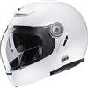 Hjc Casco Modulare in Fibra Moto Stile Vintage HJC v90 Solid Bia