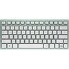 CHERRY KW 7100 MINI BT, Tastiera Multidispositivo Compatta con 3 Canali Bluetooth, Layout per l'Unione Europea (QWERTY), Design Piatto, con Custodia di Trasporto, Agave Green