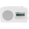 Panasonic RF-D10EG-W Radio Vintage, Ampio Schermo LCD Retroilluminato, FM, DAB/DAB+, RDS, Bianco