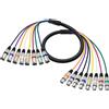 Cavo Snake XLR Bilanciato 8 Supporta Microfoni XLR 3 Pin Mixer