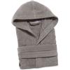 Caleffi Accappatoio Con Cappuccio In Cotone Minorca 4XL DONNA Spugnissima Tinta Unita Perla Caleffi