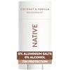 Native Deodorante Donne & Uomini - Senza Alcol & Alluminio - Profumo Cocco & Vaniglia - Con Burro di Karité, Olio di Cocco & Bicarbonato di Sodio - Controllo degli Odori 72 Ore (75 ml)