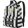 KARACTERMANIA Beetlejuice Stripes-Zainetto Heady, Bianco, 24,5 x 29 cm, Capacità 8 L