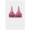 Tezenis Reggiseno Triangolo In Pizzo Riciclato Havana Donna Rosa