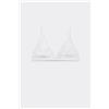 Tezenis Reggiseno Triangolo Pizzo Riciclato Lisbon Donna Bianco