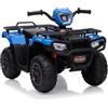 IDEALHOUSE Quad elettrico per bambini da 12 V, con doppio motore e LED | ATV per bambini con 2 motori da 30 W, avanti/indietro, 2 modalità di guida, musica, USB e faro LED a partire dai 3 anni