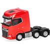 Herpa Modellino Camion DAF XG+ facelift trattore 3 assi, scala 1:87 | Miniatura fedele per collezionisti e appassionati di modellismo dai 14 anni, pezzo da collezione in plastica, Made in Germany