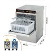 Lavabicchieri Professionale Elettronica Con Display Cesto Quadrato 40x40 Con Pompa Di Scarico Dosatori Detergente e Brillantante Installati