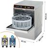 Lavabicchieri Professionale Elettronica Con Display Cesto Tondo Diametro 36 Dosatori Detergente e Brillantante Installati