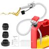 POMPA GASOLIO 12V CON ARRESTO AUTOMATICO 9L/MIN PER GASOLIO E OLIO TESTA 28MM