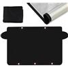 Generico Copri Parabrezza Per Auto - Tessuto Rivestito In Argento 173x120 Cm | Parabrezza Magnetico Scudo Per Neve E Ghiaccio Resistente Ai Protezione UV Isolante Termico Pieghevole Universale | Per Par