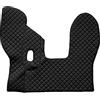 F-CORE Tappeto centrale (per il tunnel) camion compatibile per DAF CF 01.13-12.20 MANUAL NERO