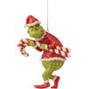 Enesco Jim Shore Dr. Seuss The Grinch Stealing Candy Canes Ornamento da appendere, 11,9 cm, multicolore