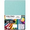 m-office Pannolenci Colorati, Feltro per Lavoretti Creativi, Cucito e Patchwork, Materiale per Scrapbooking e Decorazioni, Set Colori DIY, Ideale Artigianato e Fai-da-te, 40x60cm (Blu, 20pz)