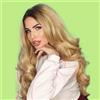 AFBeauty Parrucca frontale in pizzo con fragola da donna parrucca frontale bionda colorata Ombre capelli lunghi senza colla parrucca sintetica bionda frontale in pizzo biondo riccio parrucche per capelli veri