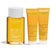 CLARINS Set Clarins Aroma Huile Tonic 100Ml Gel 30MlBaume 30Ml Prodotto per la cura della pelle