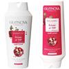 Glenova Cosmetics Kit Shampoo Balsamo Capelli con Estratti di Melograno