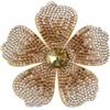 Mecool Les rose, fermaglio per capelli per capelli, spilla per capelli, gioiello da testa, fiore, forcina, accessorio per donne e ragazze, 1 unité (Lot de 1), Vetro artificiale, poliestere