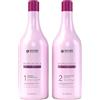 Richée Professional Richee Professional Bioplástica Capilar - Set per la cura dei capelli, formula Omega Plus, shampoo e texturizer, 2 x 1000 ml
