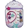 Papierdrachen Set di accessori per capelli - Cerchietto per capelli in velcro | Toppe intercambiabili nel design * stelle * | Bellissimi accessori creativi per capelli per ragazze - Set 4