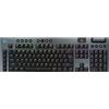 Logitech G G915 X LIGHTSPEED Tastiera gaming wireless - US INT'L QWERTY | Profilo ribassato, copritasti in PBT bicomponente, tasti completamente programmabili, switch GL Red Linear, PC/Mac - Nero