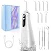 SIUHEN Water Flosser Idropulsore Dentale Portatile + Kit Pulizia Denti Irrigatore Professionale Waterflosser Orale Denti Pulizia Floss Idrogetto Pulitore Acqua Waterfloss Getto Viaggio Idropulitrice Igiene