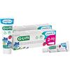 GUM JUNIOR Toothpaste | specially designed for new permanent teeth | children aged 6+ | strawberry flavour | 50ml | 2 x 50 (with 1 Bonus Sample)